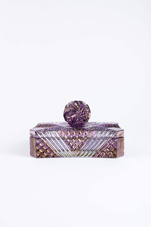 Tosco TicciatiThe Prism 水晶长方盒 紫色