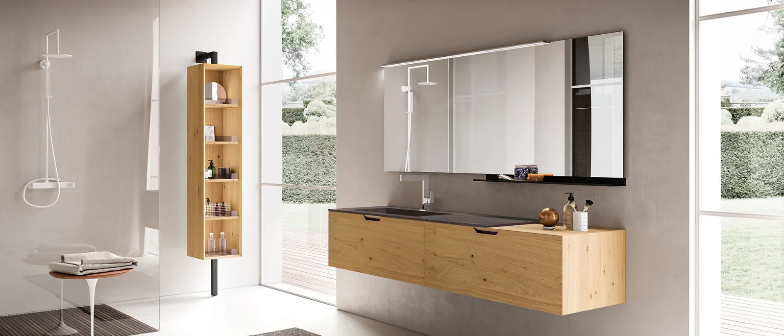 ARCHEDAQUARANTA5 02 北欧橡木浴室柜